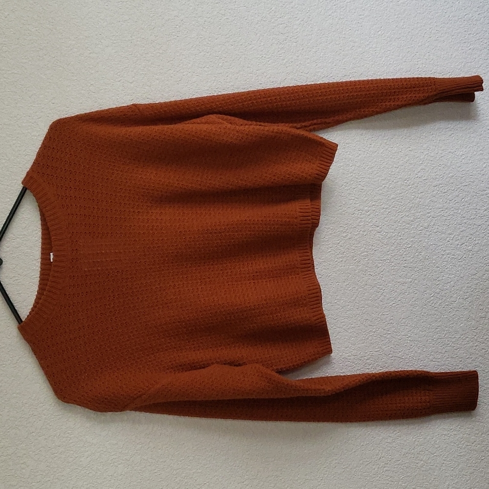 ABOUND, Light Sweater Cropped, Rust, S